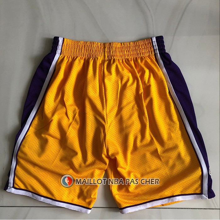 Short Los Angeles Lakers Mitchell & Ness 2009-10 Jaune